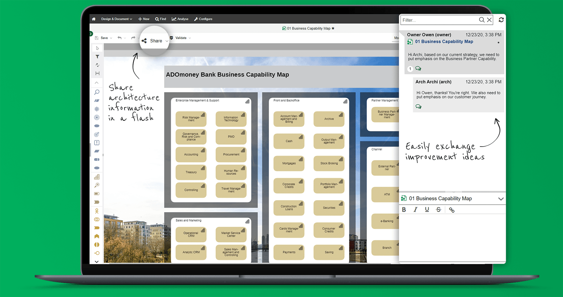 screenshot of ADOIT EA Suite